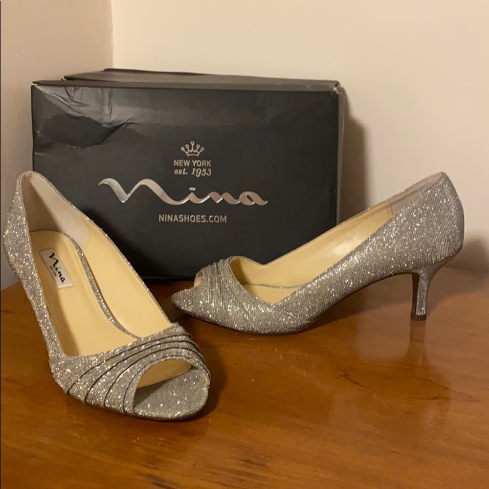 Nina Carolyn Steel Luna Shine Heels